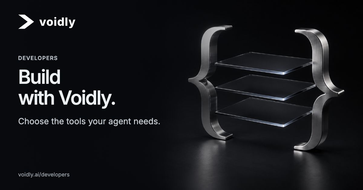 Voidly — Developers. Build with Voidly. Choose the tools your agent needs.