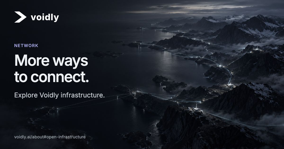 Voidly — Network. More ways to connect. Explore Voidly infrastructure.