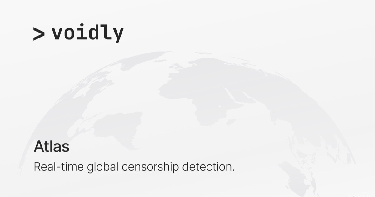 Voidly Atlas API — Documentation | Voidly